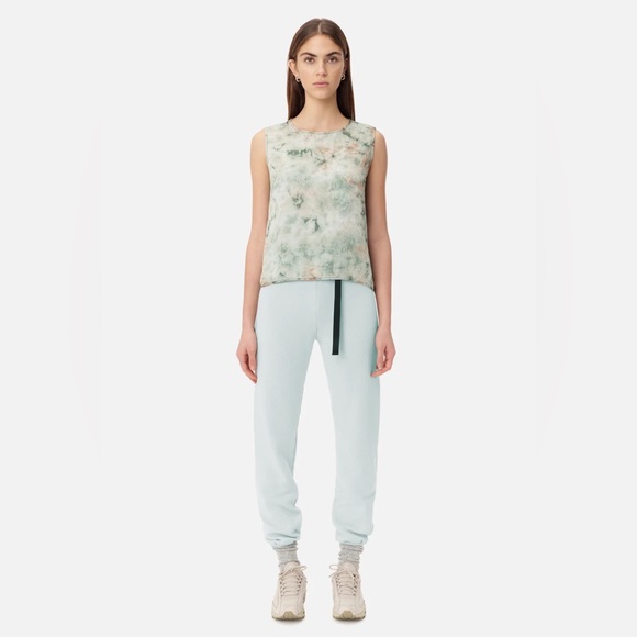 John Elliott BELTED VINTAGE FLEECE SWEATPANTS - SKY - Picture 2 of 13